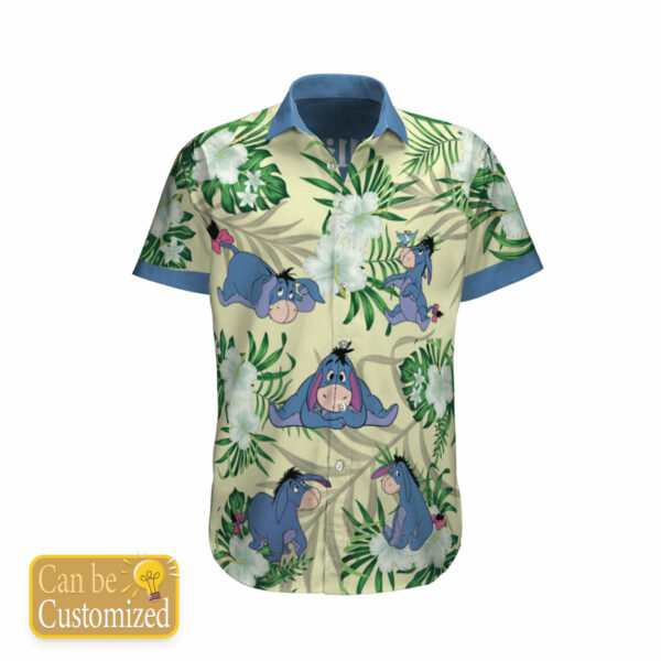 Personalized Eeyore Flower Hawaiian Shirt