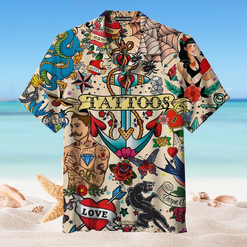 Personalized Tattoo Hawaiian Shirt