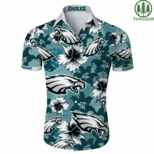 Philadelphia Eagles Floral For Fan Hawaiian Shirt