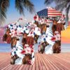 Pig Lovers United States Flag Hawaiian Shirt