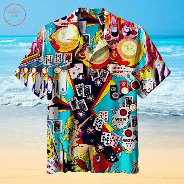 Poker Game Field Hawaiian Shirt Summer Beach Outfit