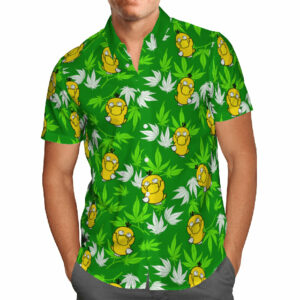 Psyduck Tropical Hawaiian Shirt Summer Outfit Beach