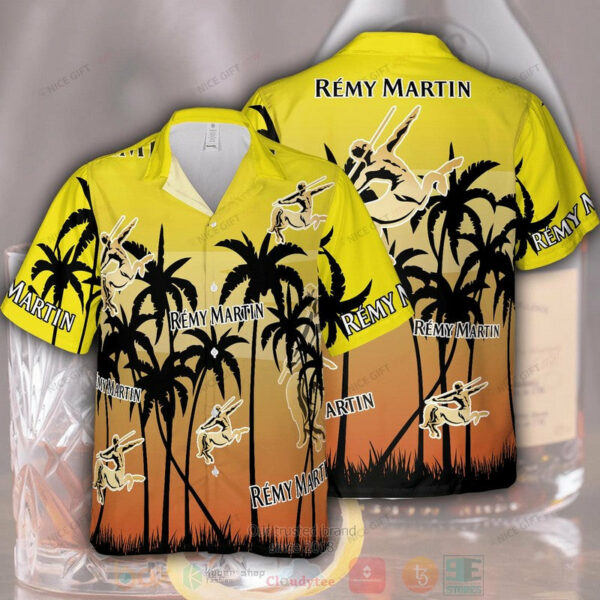 Remy Martin Palm Tree Hawaiian Shirt