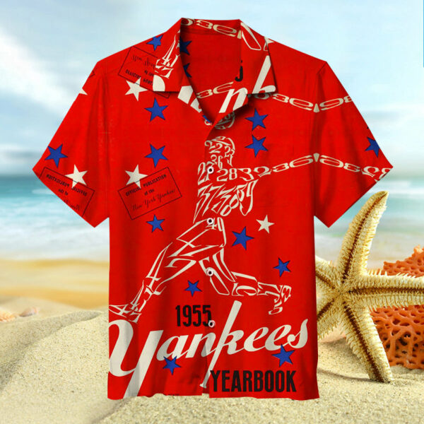 Retro New York Yankees Hawaiian Shirt