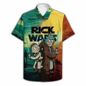 Rick Wars Rick And Morty Hawaiian Shirt