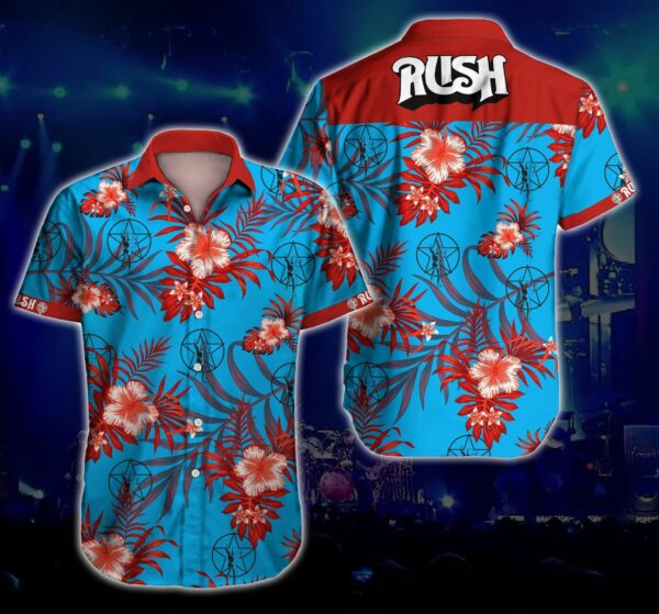 Rush Hawaiian Shirt Beach Outfit Summer