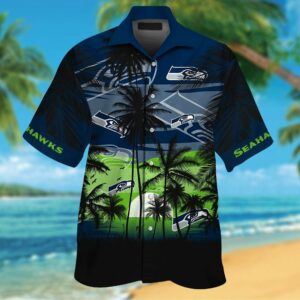 Seattle Seahawks Tropical Hawaiian Shirt