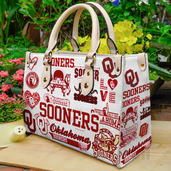 Oklahoma Sooners Women Leather Hand Bag