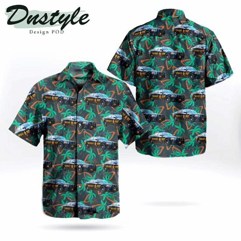 Stark County Sheriff'S Office Dodge Charger Hawaiian Shirt