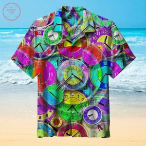 The Art Of Clock And Hypnosis Hawaiian Shirt