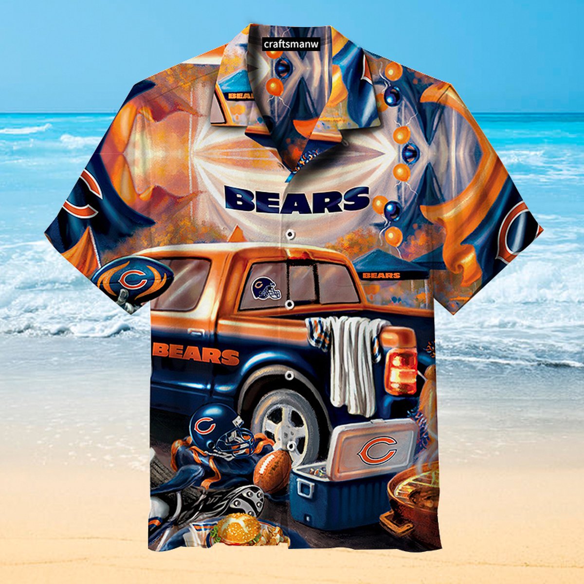 The Chicago Bears Hawaiian Shirt