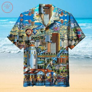 The City Of Trees Boise Hawaiian Shirt