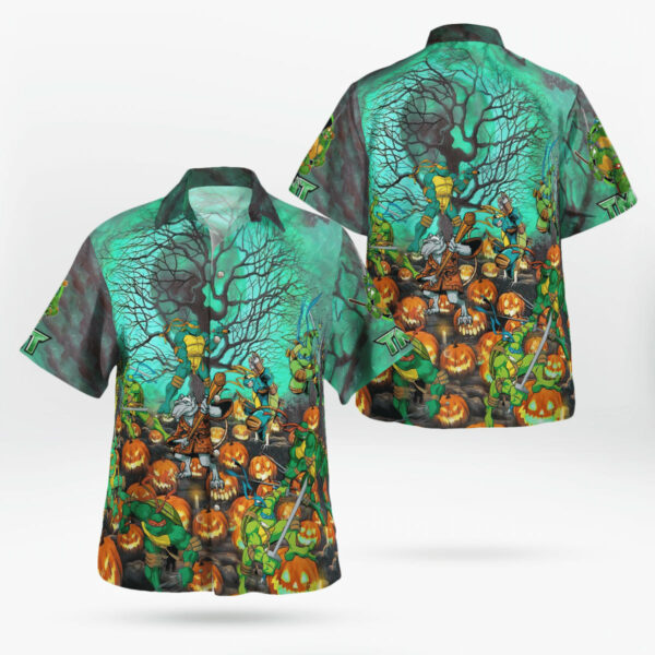 Tmnt Ninja Turtles Pumpkin Hawaiian Shirt