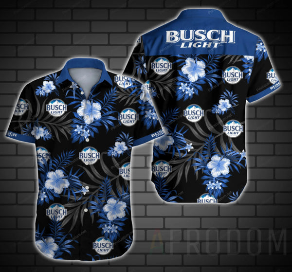 Tropical Busch Light Hawaiian Shirt