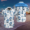 Tropical Palms Busch Light Hawaiian Shirt