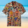 Wrestling Character Collage Art Hawaiian Shirt