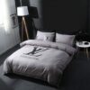 Louis Vuitton Logo Brand Bedding Set Bedspread Luxury Home Decor Bedroom
