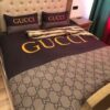 Gucci Logo Brand Bedding Set Bedroom Home Decor Bedspread Luxury