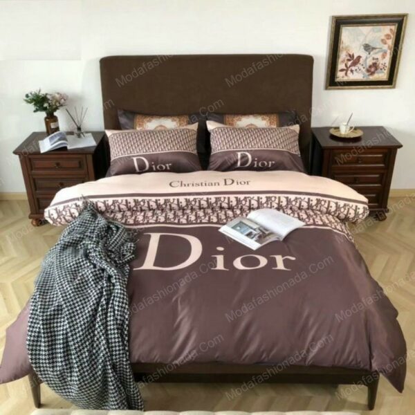 Christian Dior Logo Brand Bedding Set Home Decor Luxury Bedroom Bedspread