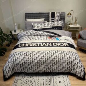 Christian Dior Logo Brand Bedding Set Home Decor Luxury Bedroom Bedspread