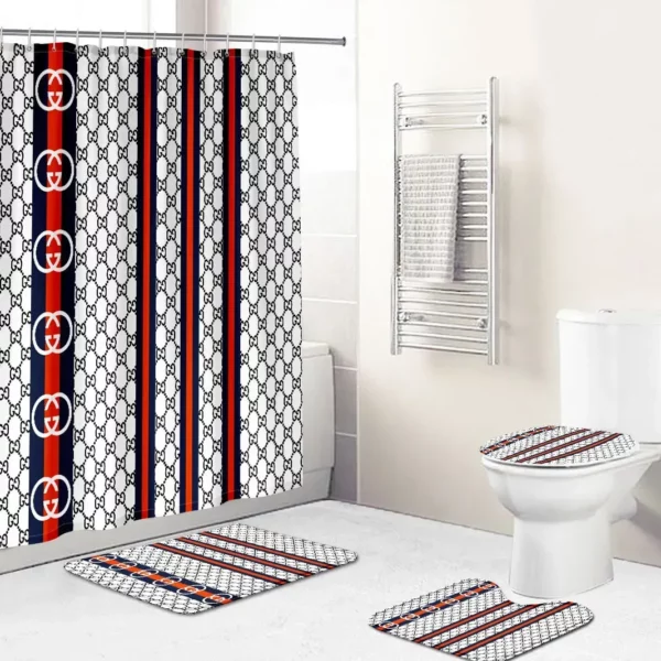 Gucci Bathroom Set Hypebeast Home Decor Bath Mat Luxury Fashion Brand