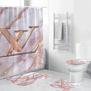 Louis Vuitton Bathroom Set Home Decor Hypebeast Luxury Fashion Brand Bath Mat