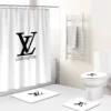 Louis Vuitton Bathroom Set Bath Mat Home Decor Hypebeast Luxury Fashion Brand
