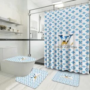 Louis Vuitton Bathroom Set Hypebeast Bath Mat Luxury Fashion Brand Home Decor