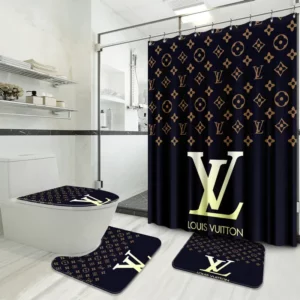 Louis Vuitton Bathroom Set Home Decor Luxury Fashion Brand Hypebeast Bath Mat