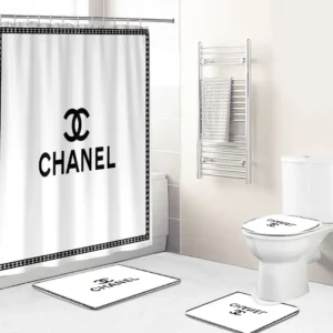 Chanel Bathroom Set Home Decor Bath Mat Hypebeast Luxury Fashion Brand