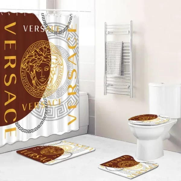 Versace Bathroom Set Luxury Fashion Brand Hypebeast Bath Mat Home Decor