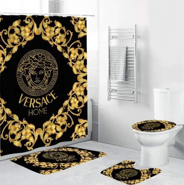 Versace Bathroom Set Luxury Fashion Brand Bath Mat Hypebeast Home Decor