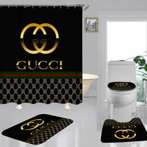 Gucci Combo Bathroom Set Bath Mat Luxury Fashion Brand Hypebeast Home Decor