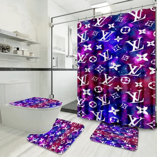 Louis Vuitton Lv Louis Vuitton Bathroom Set Bath Mat Hypebeast Home Decor Luxury Fashion Brand