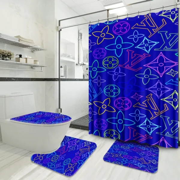 Louis Vuitton Lv Louis Vuitton Bathroom Set Home Decor Hypebeast Luxury Fashion Brand Bath Mat