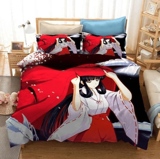 Inuyasha Logo Brand Bedding Set Bedspread Home Decor Luxury Bedroom