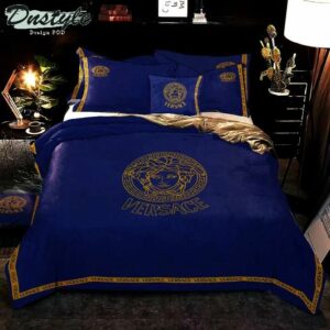 Louis Vuitton Logo Brand Bedding Set Bedroom Bedspread Home Decor Luxury