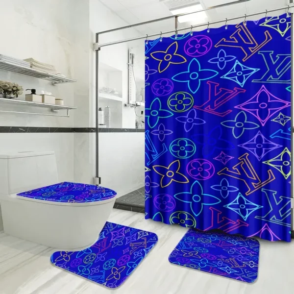 Louis Vuitton Bathroom Set Home Decor Luxury Fashion Brand Hypebeast Bath Mat