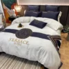 Gianni Versace Logo Brand Bedding Set Bedspread Bedroom Luxury Home Decor
