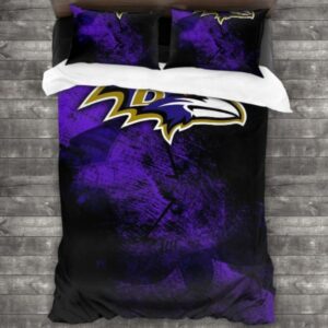 Baltimore Ravens Logo Type 3 Bedding Sets Sporty Bedroom Home Decor