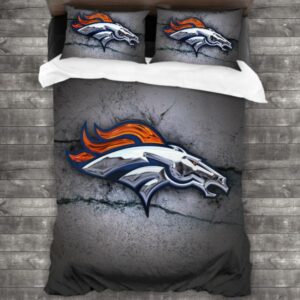 Denver Broncos Logo Type 8 Bedding Sets Sporty Bedroom Home Decor