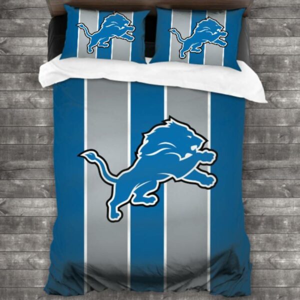 Detroit Lions Logo Type 9 Bedding Sets Sporty Bedroom Home Decor