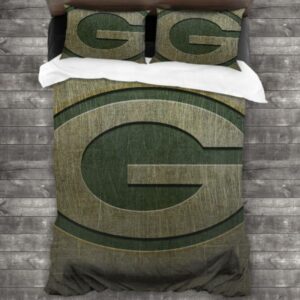 Green Bay Packers Logo Type 10 Bedding Sets Sporty Bedroom Home Decor