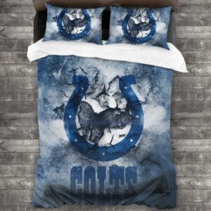 Indianapolis Colts Logo Type 12 Bedding Sets Sporty Bedroom Home Decor