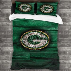 Green Bay Packers Logo Type 13 Bedding Sets Sporty Bedroom Home Decor