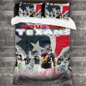 Houston Texans Logo Type 15 Bedding Sets Sporty Bedroom Home Decor