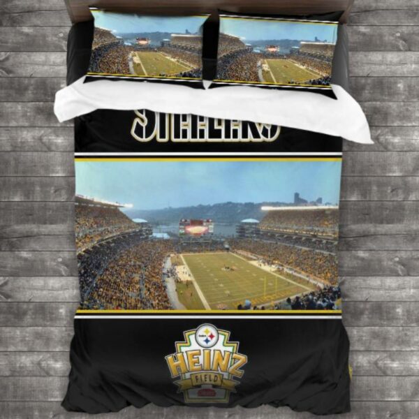 Nfl Pittsburgh Steelers Logo Type 188 Bedding Sets Sporty Bedroom Home Decor