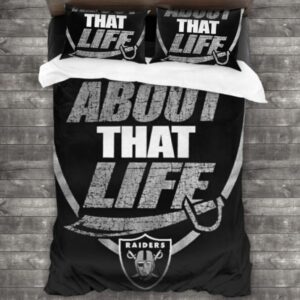 Las Vegas Raiders Logo Type 238 Bedding Sets Sporty Bedroom Home Decor