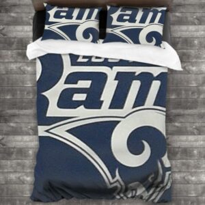 Nfl Los Angeles Rams Logo Type 249 Bedding Sets Sporty Bedroom Home Decor