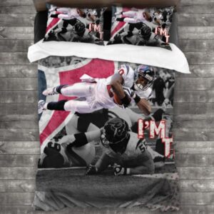 Nfl Houston Texans Logo Type 260 Bedding Sets Sporty Bedroom Home Decor